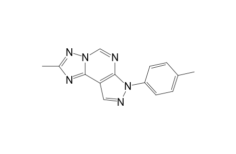 2-METHYL-7-PARA-TOLYL-7H-PYRAZOLO-[4,3-E]-[1,2,4]-TRIAZOLO-[1,5-C]-PYRIMIDINE