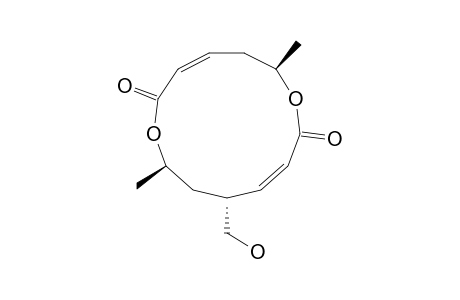 (6R,11R,13R)-(3E,9E)-11-HYDROXYMETHYL-6,13-DIMETHYL-1,7-DIOXACYCLOTRIDECA-3,9-DIENE-2,8-DIONE;BARTANOL