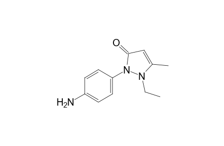 1-(p-aminophenyl)-2-ethyl-3-methyl-3-pyrazolin-5-one