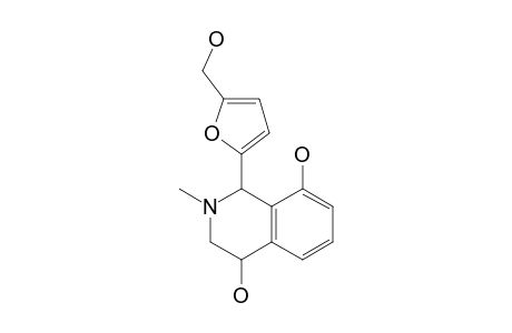 4,8-THQ-HMF;IMPURITY-3;1-[5-(HYDROXYMETHYL)-2-FURYL]-2-METHYL-1,2,3,4-TETRAHYDROISOCHINOLIN-4,8-DIOL