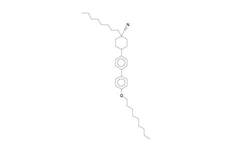 4-[4'-(Nonyloxy)[1,1'-biphenyl]-4-yl]-1-octylcyclohexanecarbonitrile