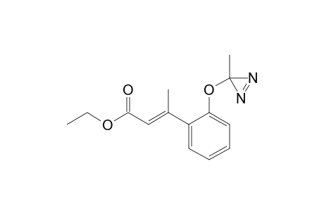 ETHYL-(E)-3-[2-(1-AZIETHOXY)-PHENYL]-BUT-2-ENOATE