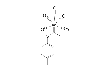 TRANS-(CO)5W=C(S-C6H4-PARA-ME)CH3