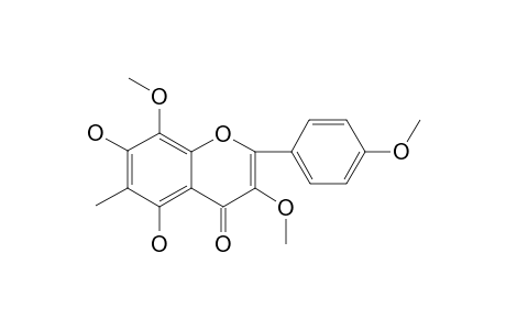 8-METHYLNARINGENIN-7-ME;5,7-DIHYDROXY-3,8,4'-TRIMETHOXY-6-C-METHYLFLAVONE