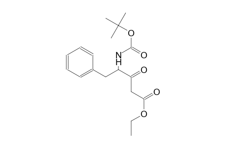 benzenepentanoic acid, gamma-[[(1,1-dimethylethoxy)carbonyl]amino]-beta-oxo-, ethyl ester