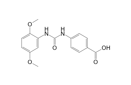 p-[3-(2,5-dimethoxyphenyl)ureido]benzoic acid