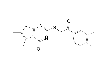 ethanone, 1-(3,4-dimethylphenyl)-2-[(4-hydroxy-5,6-dimethylthieno[2,3-d]pyrimidin-2-yl)thio]-