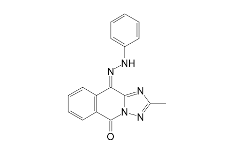 2-methyl-s-triazolo[1,5-b]isoquinoline-5,10-dione,10-(phenylhydrazone)