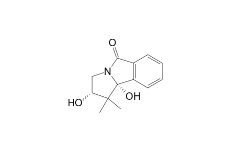 1,1-Dimethyl-9b.alpha.,2.alpha.-dihydroxy-1,2,3,9b-tetrahydro-5H-pyrrolo[2,1-a]isoindol-5-one