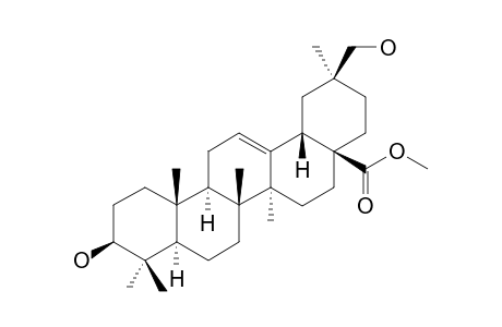 METHYL-QUERETAROATE;METHYL-3-BETA,30-DIHYDROXY-OLEAN-12-EN-28-OATE