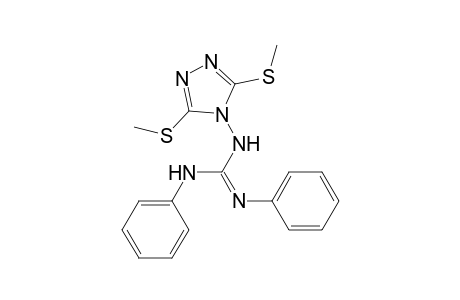 Guanidine, N-[3,5-bis(methylthio)-4H-1,2,4-triazol-4-yl]-N',N''-diphenyl-