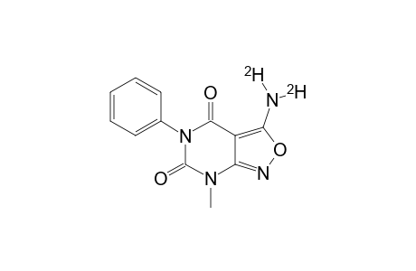 3-(DIDEUTERIOAMINO)-7-METHYL-5-PHENYL-3AH,5H,7H,7AH-ISOXAZOLO-[3,4-D]-PYRIMIDIN-4,6-DIONE