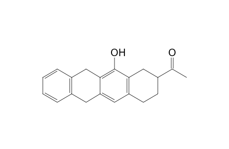 1-(12-hydroxy-1,2,3,4,6,11-hexahydrotetracen-2-yl)ethanone