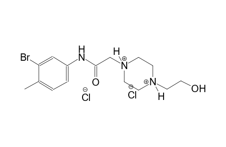 piperazinediium, 1-[2-[(3-bromo-4-methylphenyl)amino]-2-oxoethyl]-4-(2-hydroxyethyl)-, dichloride