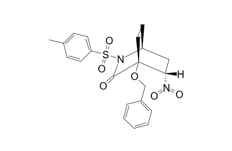 4-(BENZYLOXY)-2-(4'-METHYLBENZENESULFONYL)-5-ENDO-NITRO-3-OXO-2-AZABICYCLO-[2.2.2]-OCT-7-ENE