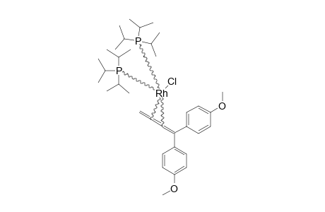 TRANS-[RHCL(2-ETA-H2C=C=C=C(PARA-C6H4OME)2)(P-(ISO-PROPYL)3)2]