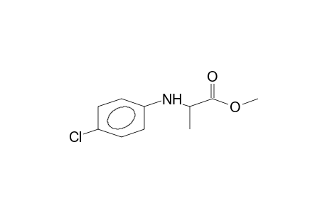 2-(4-Chloroanilino)propanoic acid methyl ester