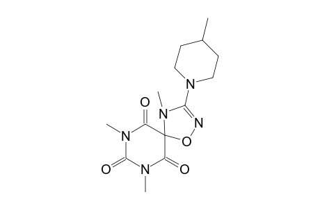 3-(4'-Methylpiperidino)-4,7,9-trimethyl-1-oxa-2,4,7,9-tetraazaspiro[4.5]dec-2-ene-6,8,10-trione