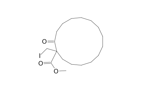 Methyl 1-iodomethyl-2-oxocyclopentadecanoate