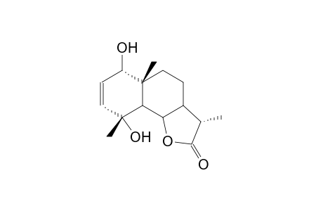 1alpha,4alpha-DIHYDROXYEUDESM-2-EN-5alpha,6beta,11betaH-12,6-OLIDE