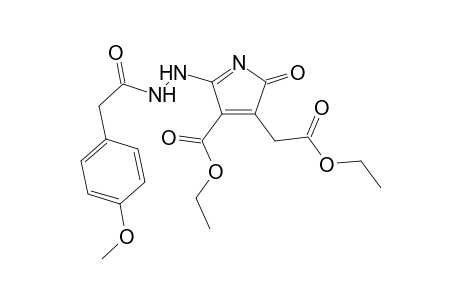 Ethyl 5-[4-(Methoxybenzoylmethyl)hydrazino]-4-(ethoxycarbonyl)-2-oxo-2H-pyrrole-3-acetate