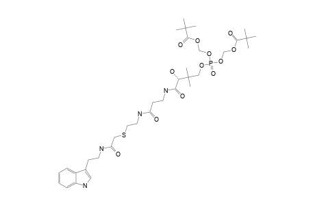 TRYPTAMINE-PHOSPHOPANTETHINE-BIS-[(PIVALOYLOXY)-METHYL]-ESTER;ENTRY-#7