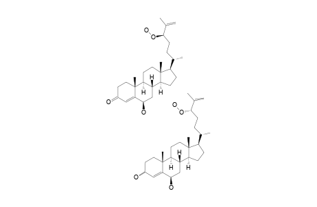 24-EPSILON-HYDRO-PEROXY-6-BETA-HYDROXY-CHOLESTA-4,25-DIEN-3-ONE