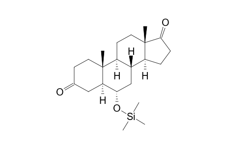 5.ALPHA.-ANDROSTAN-6.ALPHA.-OL-3,17-DIONE-TRIMETHYLSILYL ETHER