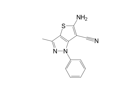 5-amino-3-methyl-1-phenyl-1H-thieno[3,2-c]pyrazole-6-carbonitrile