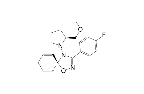 (2'S,5S)-(-)-3-(4-FLUOROPHENYL)-4-[2-(METHOXYMETHYL)-TETRAHYDRO-1H-1-PYRROLYL]-1-OXA-2,4-DIAZASPIRO-[4.5]-2,6-DIENE