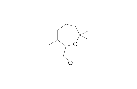 2-HYDROXY-METHYL-3,7,7-TRIMETHYL-1-OXACYCLOHEPT-3-ENE