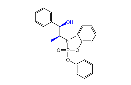 (beta-HYDROXY-alpha-METHYLPHENETHYL)-N-METHYLPHOSPHORAMIDIC ACID, DIPHENYL ESTER