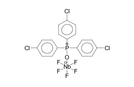 PENTAFLUORONIOBIUM-TRIS(PARA-CHLOROPHENYL)PHOSPHINOXIDE COMPLEX