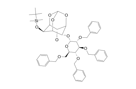 1D(*)-2-O-[(TERT.-BUTYL)-DIMETHYLSILYL]-1,3,5-TRI-O-METHYLIDYNE-4-O-(2,3,4,6-TETRA-O-BENZYL-ALPHA-D-GLUCOPYRANOSYL)-MYO-INOSITOL