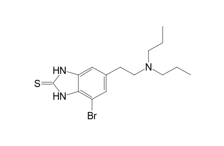 4-bromanyl-6-[2-(dipropylamino)ethyl]-1,3-dihydrobenzimidazole-2-thione