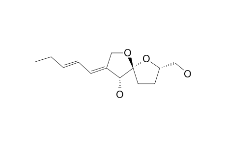 (1RS,9RS)-3-HYDROXYMETHYL-8Z-(2'E-PENTENYLIDEN)-2,6-DIOXASPIRO(4.4)NONANOL-9