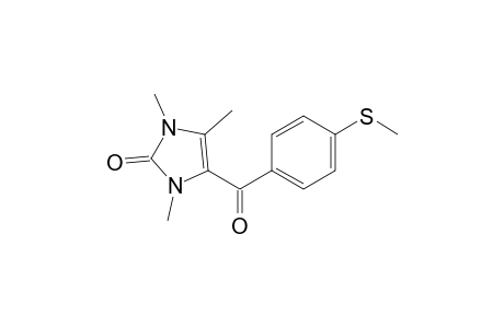 1,3,4-trimethyl-5-(4-methylthiobenzoyl)-2,3-dihydroimidazol-2-one