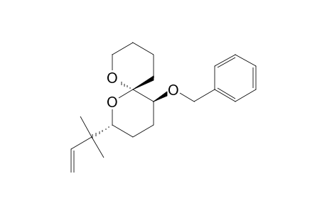 (2R*,5S*,6S*)-2-(1',1'-DIMETHYLPROP-2'-ENYL)-5-BENZYLOXY-1,7-DIOXASPIRO-[5.5]-UNDECANE