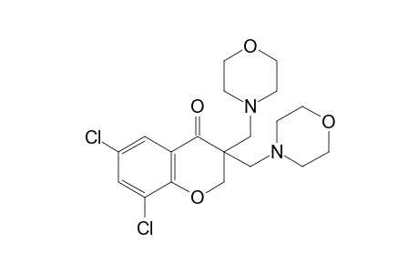 3,3-bis(morpholinomethyl)-6,8-dichloro-4-chromanone