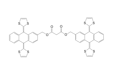 Di[9,10-bis(1,3-dithiol-2-ylidene)-9,10-dihydro-2-anthracenylmethyl]Malonate