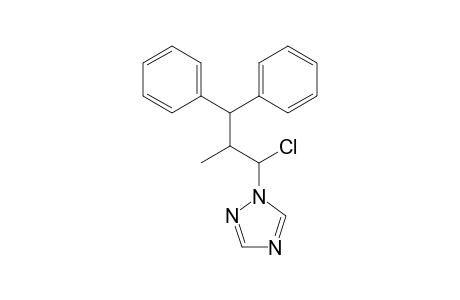 1H-1,2,4-Triazole, 1-(1-chloro-2-methyl-3,3-diphenylpropyl)-