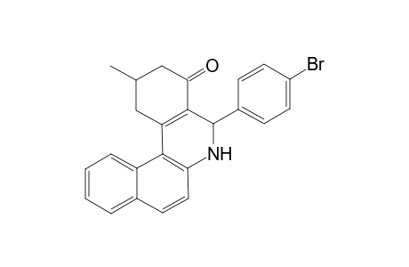 5-(4-bromophenyl)-2-methyl-2,3,5,6-tetrahydro-1H-benzo[a]phenanthridin-4-one