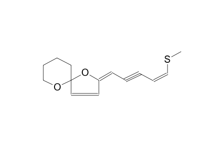 (E)-SPIRO[2-(5-METHYLTHIOPENT-4(Z)-EN-2-YNYLIDENE)-1,5-DIHYDROFURAN-5,2'-OXANE]