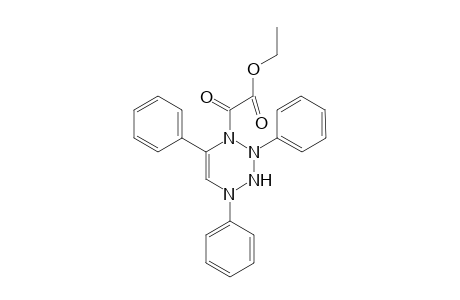 1-Ethoxalyl-2,4,6-triphenyl-1,2,3,4-tetrahydro-sym-tetrazine