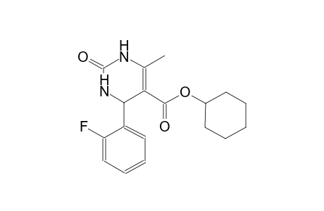 5-pyrimidinecarboxylic acid, 4-(2-fluorophenyl)-1,2,3,4-tetrahydro-6-methyl-2-oxo-, cyclohexyl ester