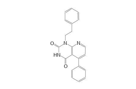 pyrido[2,3-d]pyrimidine-2,4(1H,3H)-dione, 5-phenyl-1-(2-phenylethyl)-