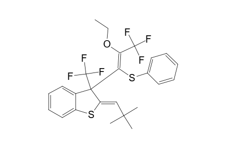 #15;(2-Z,1'-E)-2-ETHOXY-2-(2,2-DIMETHYLPROPYLENE)-3-(TRIFLUOROMETHYL)-3-[2'-ETHOXY-3',3',3'-TRIFLUORO-1'-(PHENYLTHIO)]-DIHYDRO-BENZO-[B]-THIOPHENE