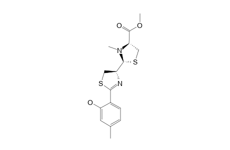 4-METHYLPYOCHELIN-I-METHYLESTER;(4'R,2''R,4''R)-ISOMER