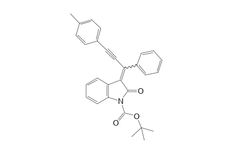 tert-Butyl 2-oxo-3-(1-phenyl-3-p-tolylprop-2-ynylidene)indolin-1-carboxylate