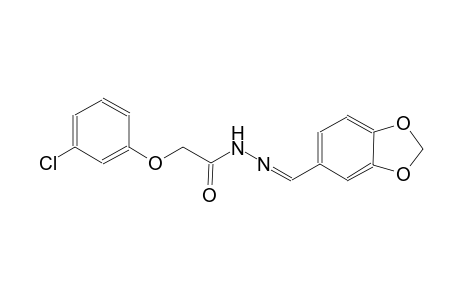 acetic acid, (3-chlorophenoxy)-, 2-[(Z)-1,3-benzodioxol-5-ylmethylidene]hydrazide